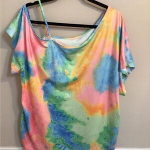 Colorful Tie-Dye Women's Top